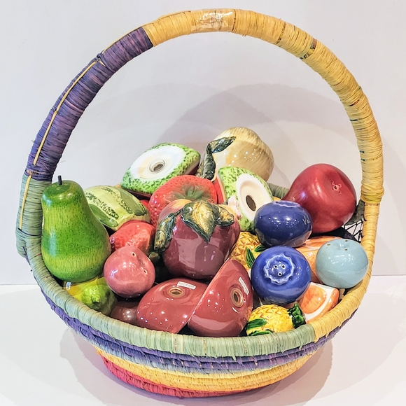 Colorful Ceramic Fruit Basket - Picture 13 of 13